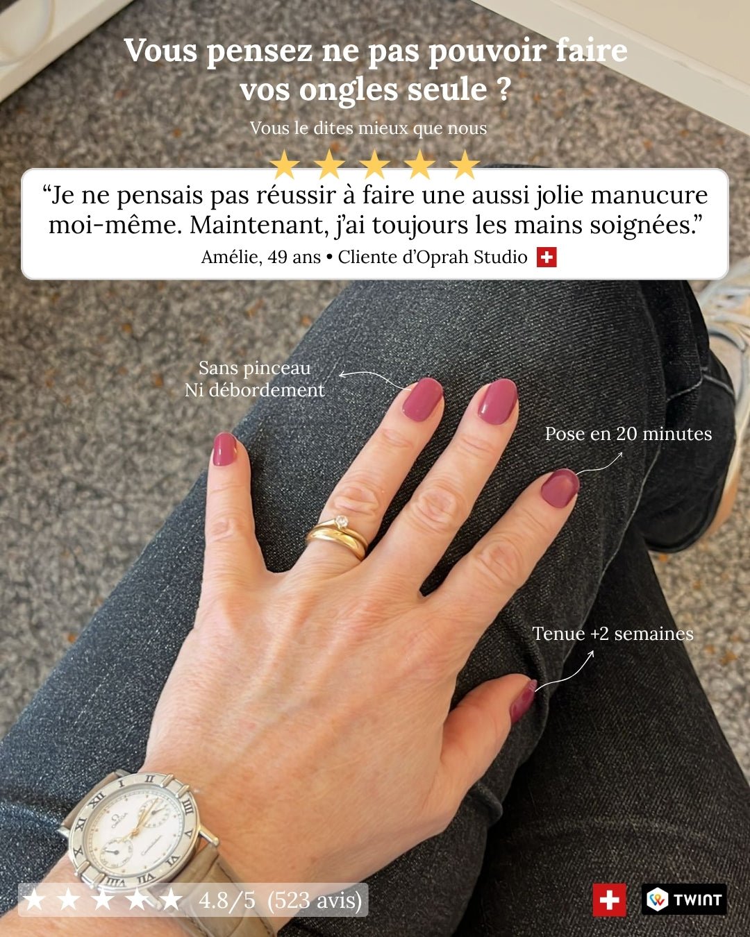 2 Manucures Achetées = 2 Offertes - Oprah Studio