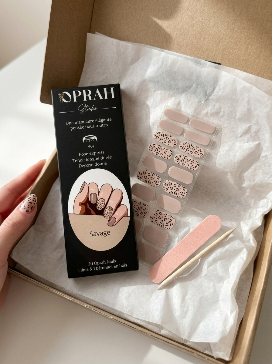 Savage - Nail art Léopard