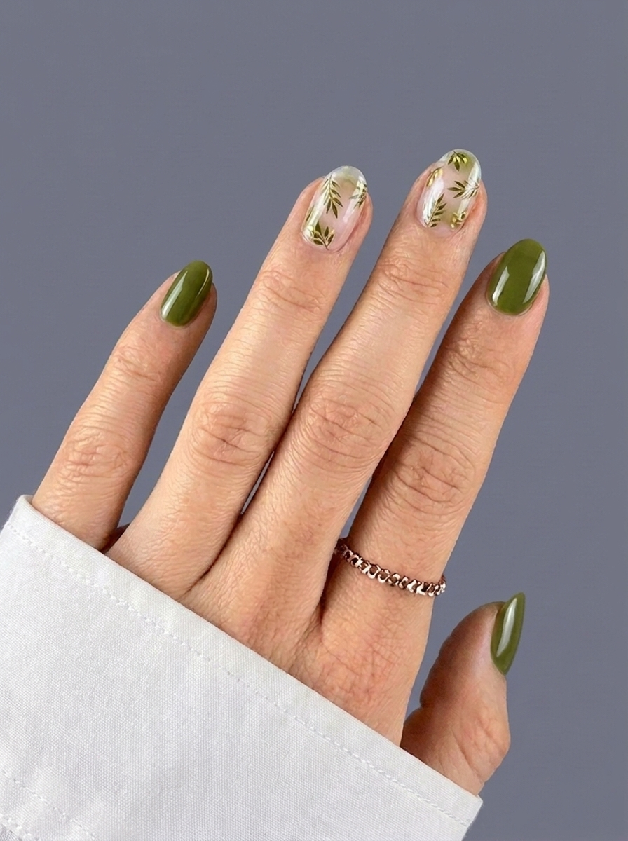 Oasis - Nail art plante