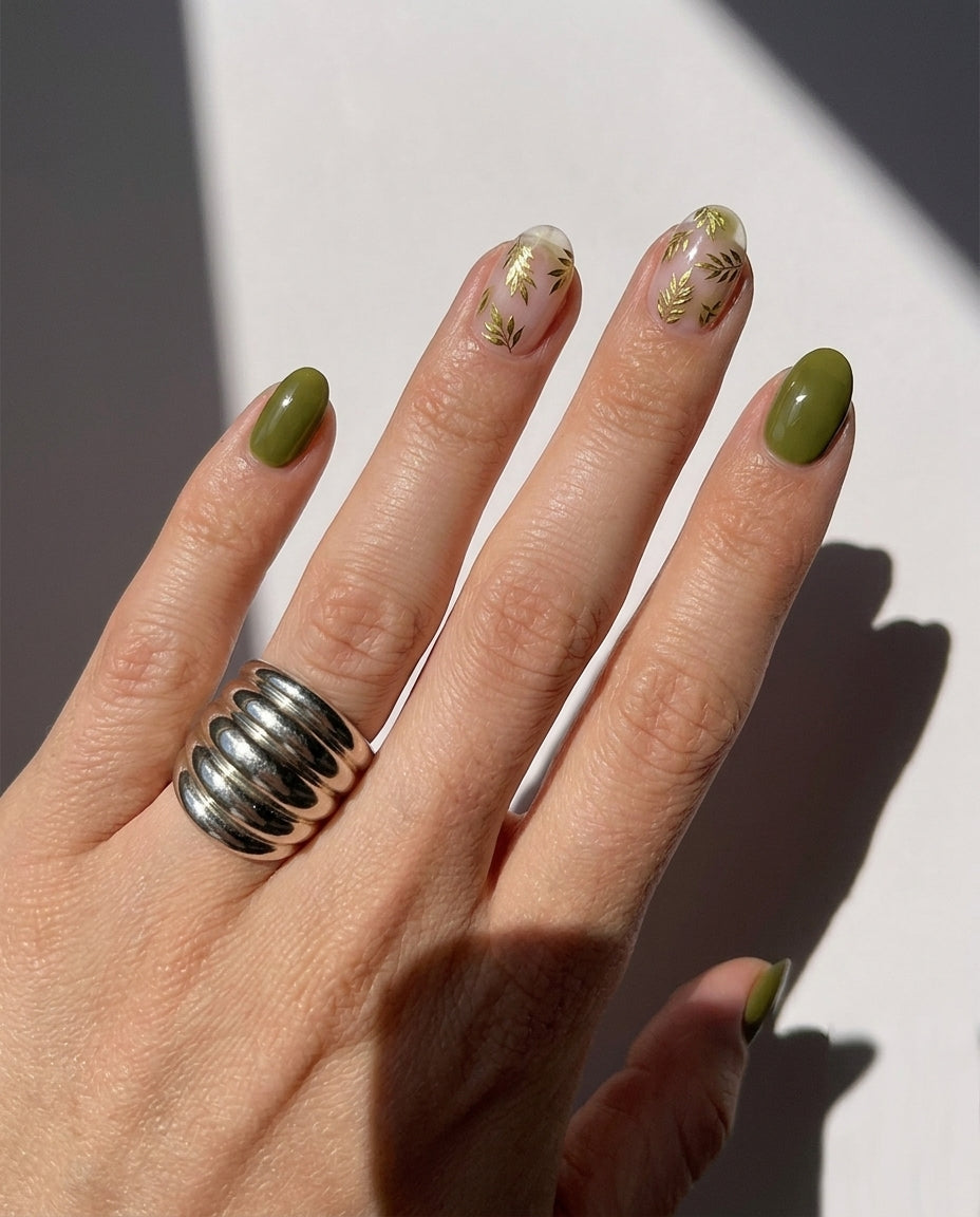Oasis - Nail art plante