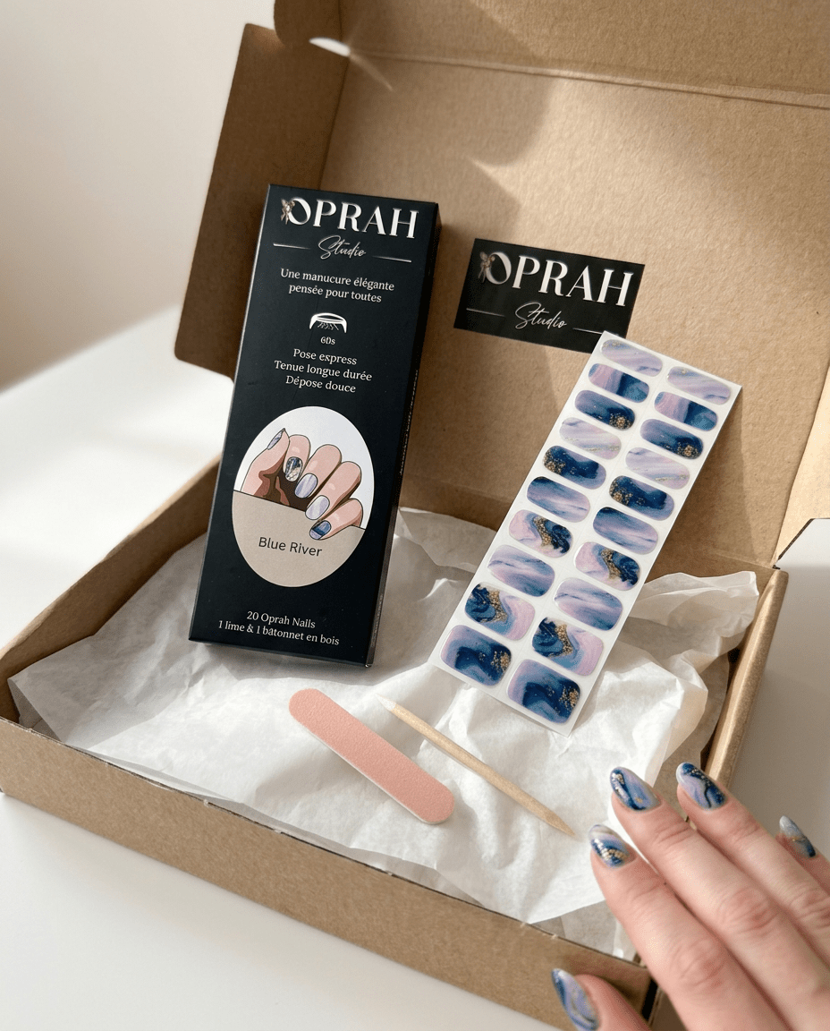 Blue River - Effet marbré - Oprah Studio
