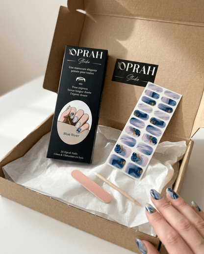 Blue River - Effet marbré - Oprah Studio