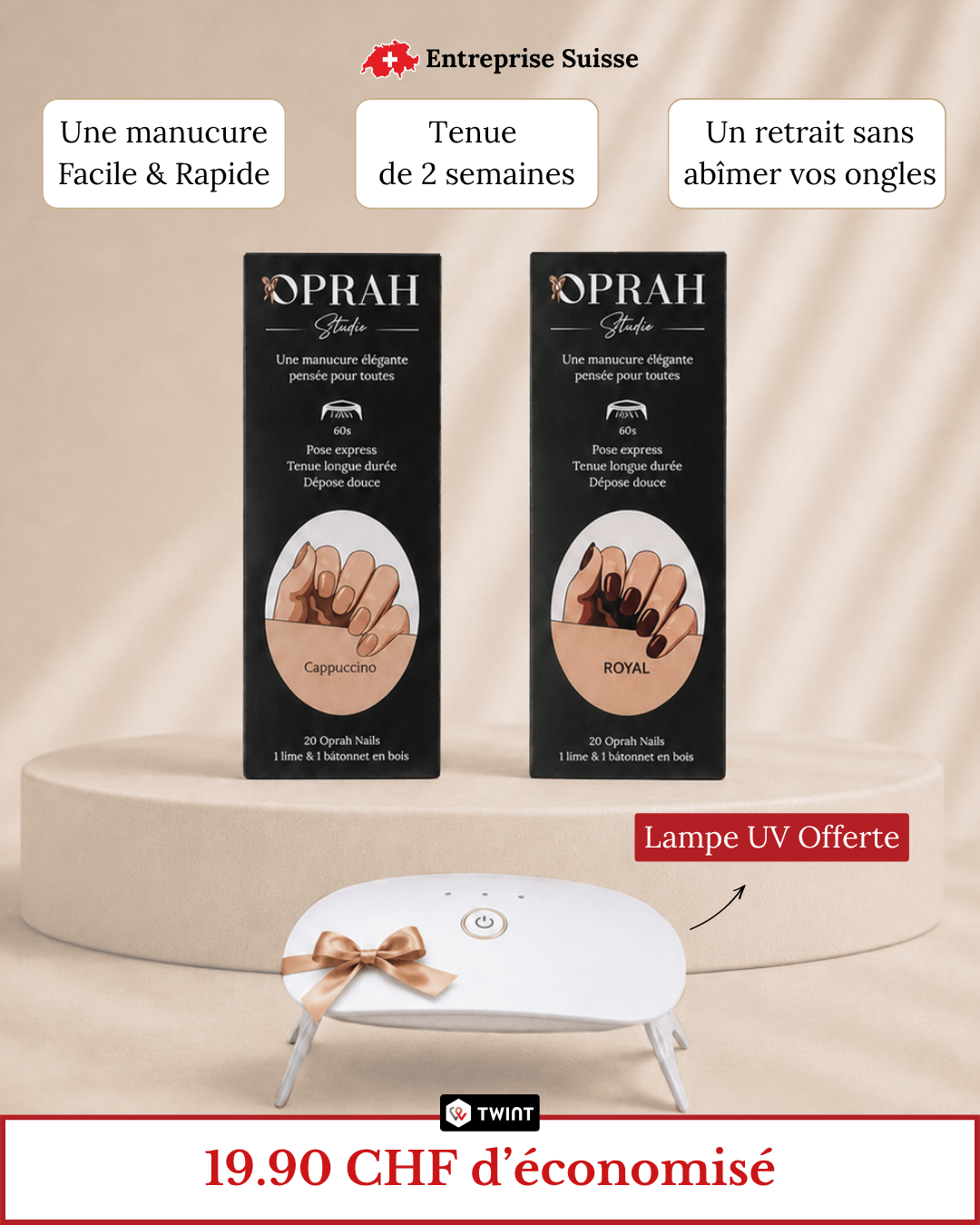 Kit de Démarrage, Lampe UV OFFERTE - Oprah Studio