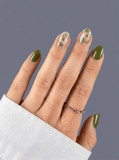 Oasis - Nail art plante - Oprah Studio