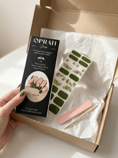 Oasis - Nail art plante - Oprah Studio