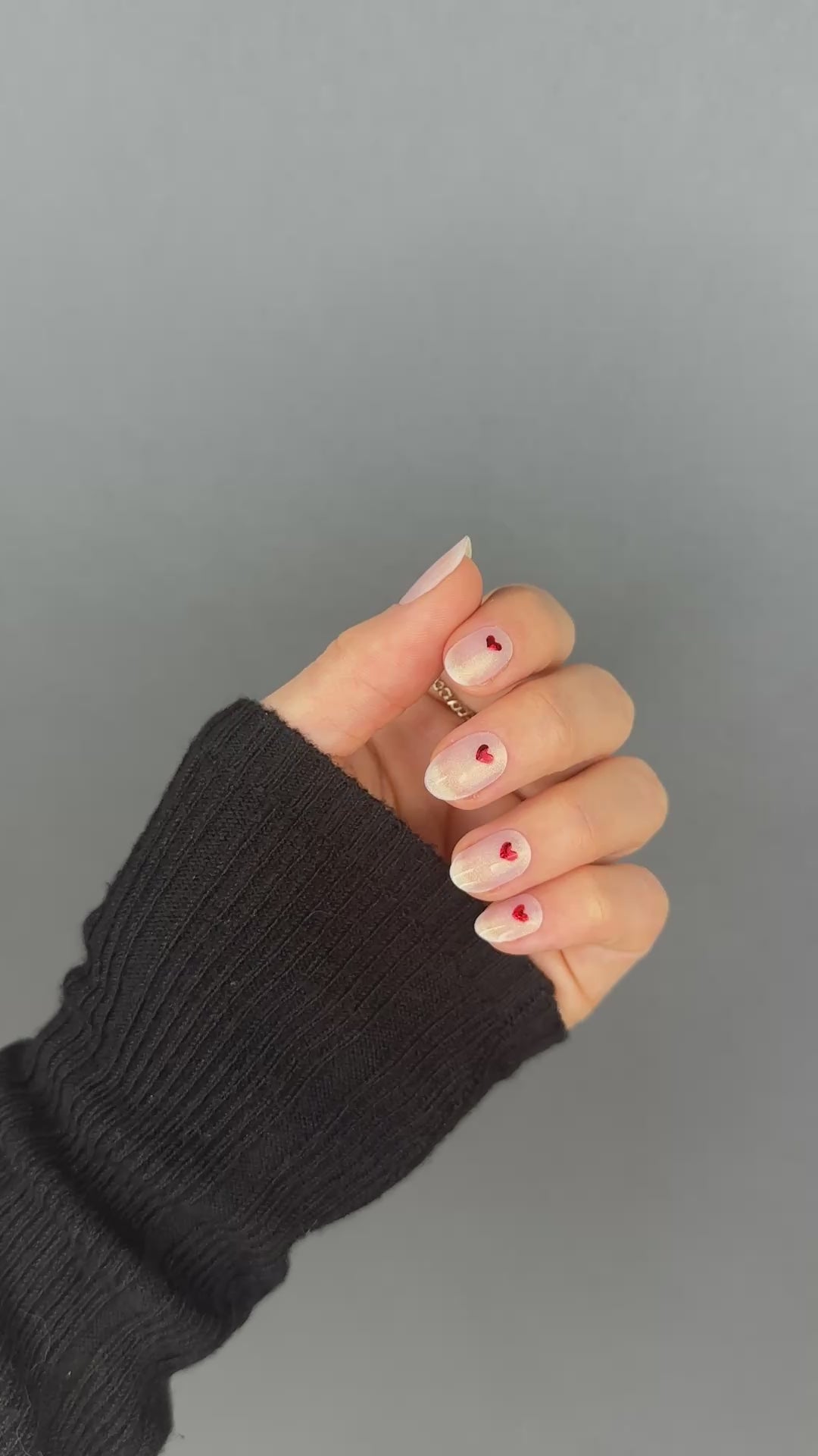 Be Loved - Nail art cœur