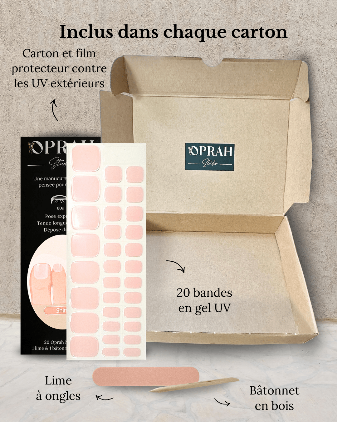 Shiny pédicure - Oprah Studio