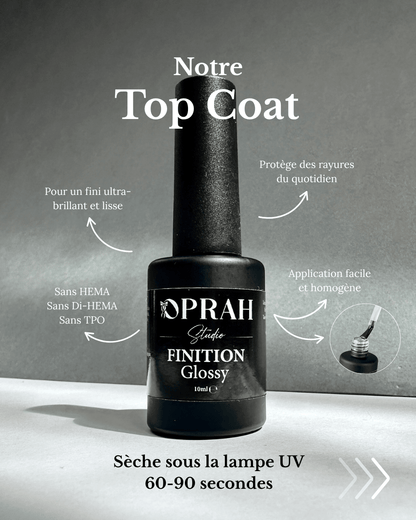 Top Coat Glossy ultra - brillant (UV) - Oprah Studio