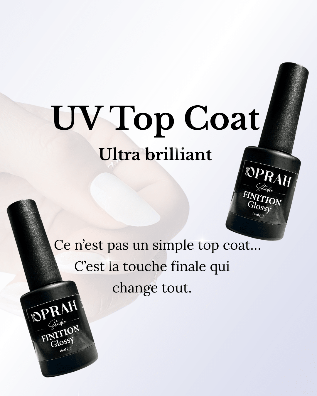 Top Coat Glossy ultra - brillant (UV) - Oprah Studio