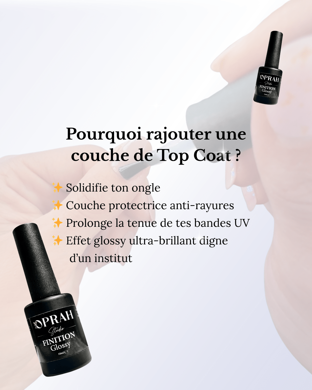 Top Coat Glossy ultra - brillant (UV) - Oprah Studio
