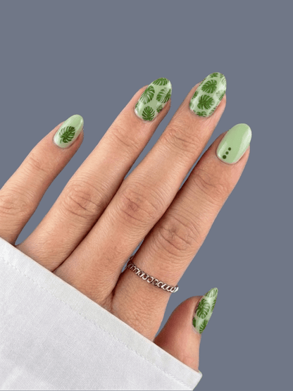 Verde - Nail art nature - Oprah Studio