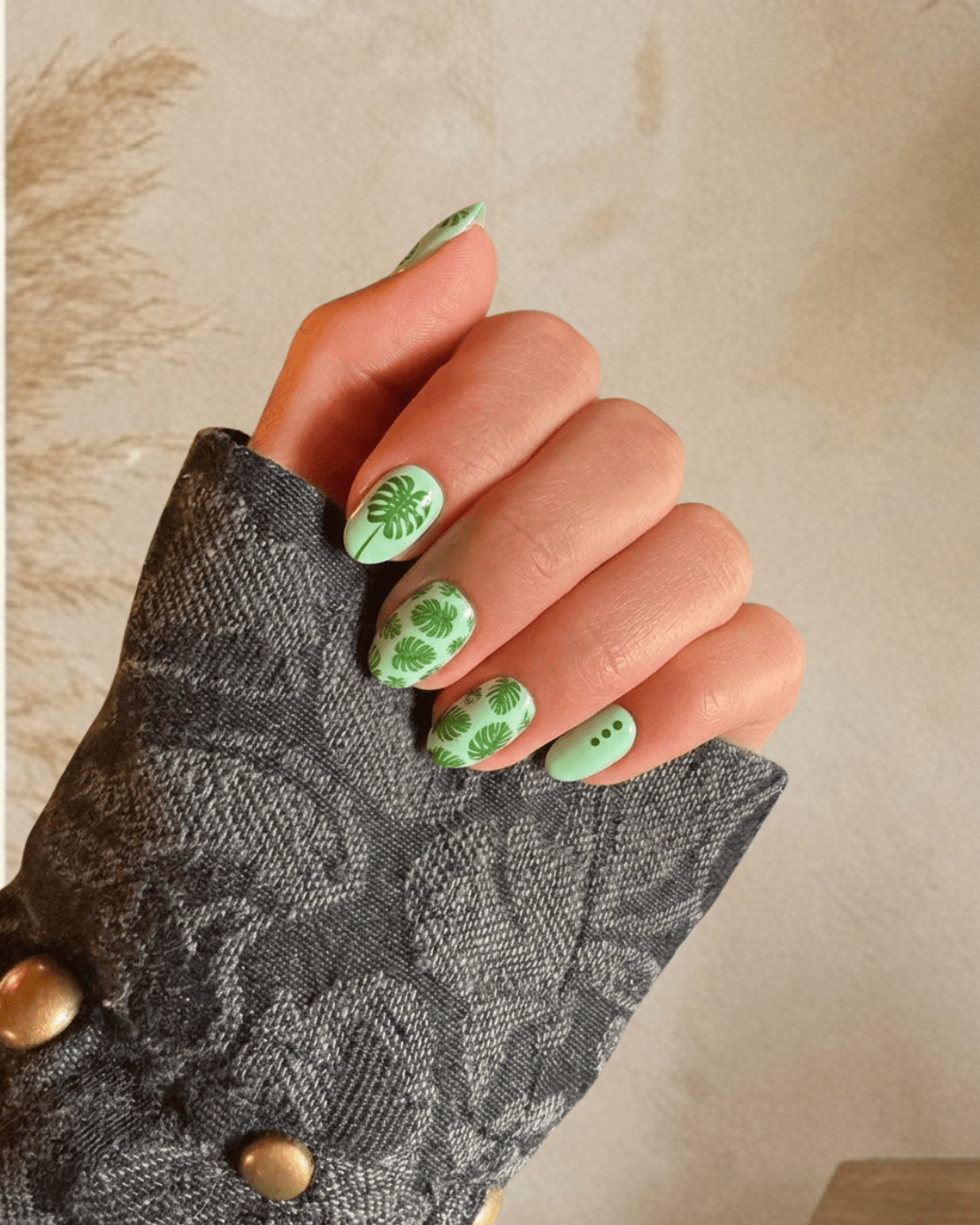 Verde - Nail art nature - Oprah Studio